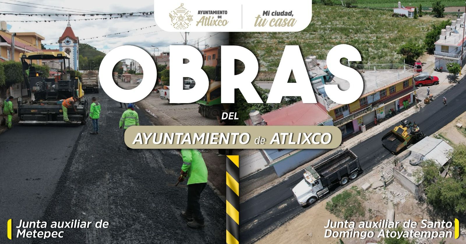 Atlixco se transforma gracias a las obras con sentido social